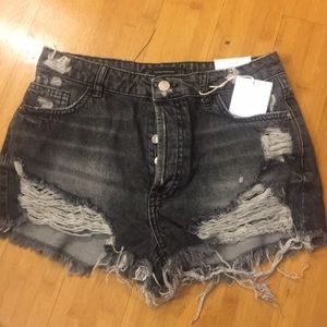 Zara TRF demin shorts